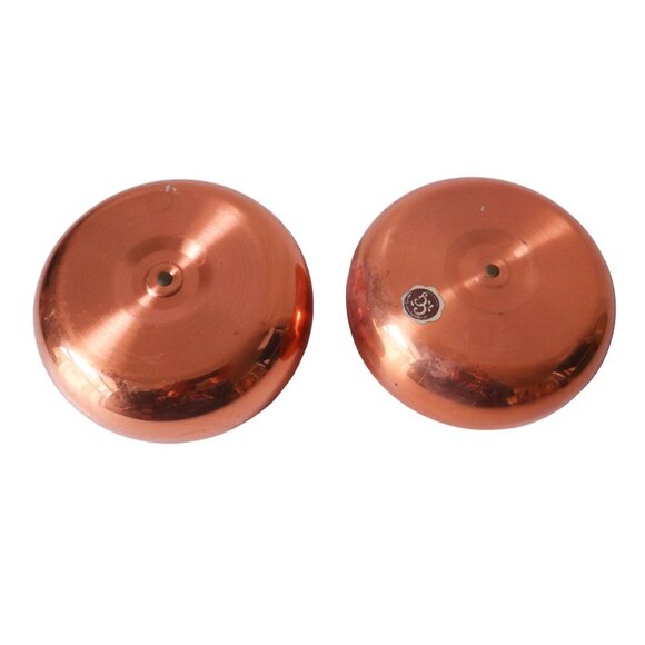 2 Vintage Copper Candlestick Holder Coppercraft Guild Candleholder Candlesticks - Picture 3 of 5